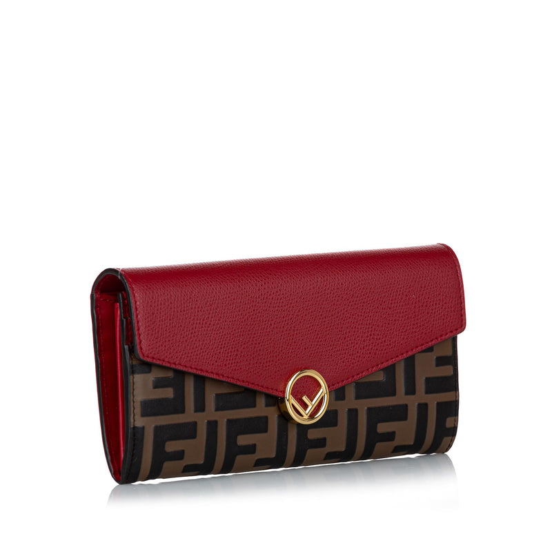 Fendi zucca wallet on chain Clearance