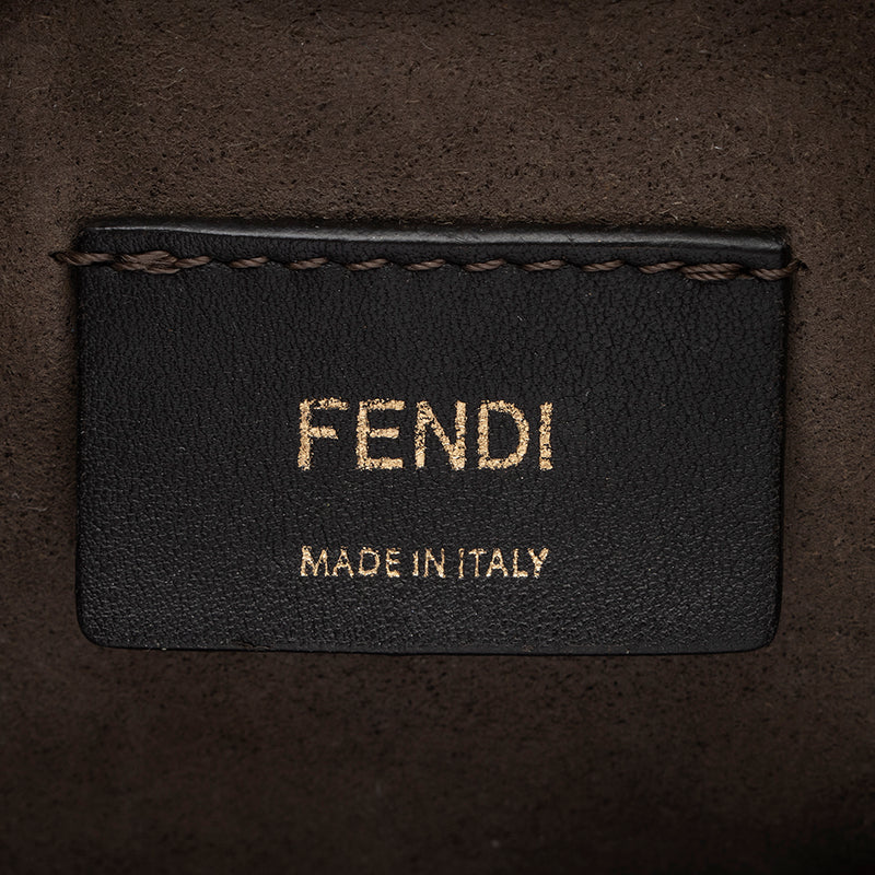 Fendi FF Embossed Calfskin Mon Tresor Mini Bucket Bag (SHF-16308