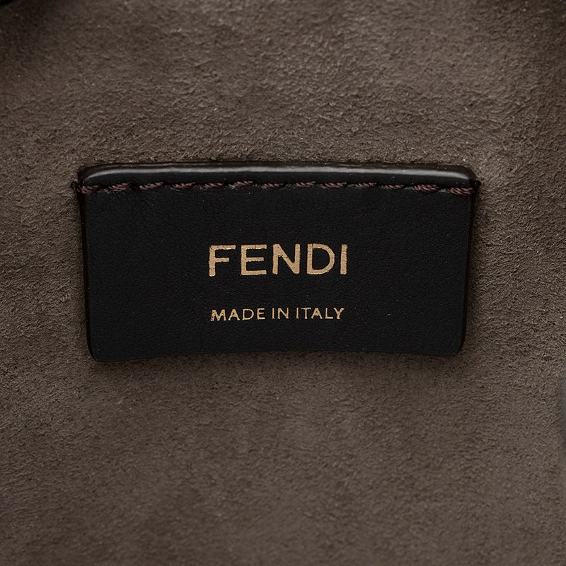 Fendi FF Embossed Calfskin Mon Tresor Mini Bucket Bag (SHF-18974