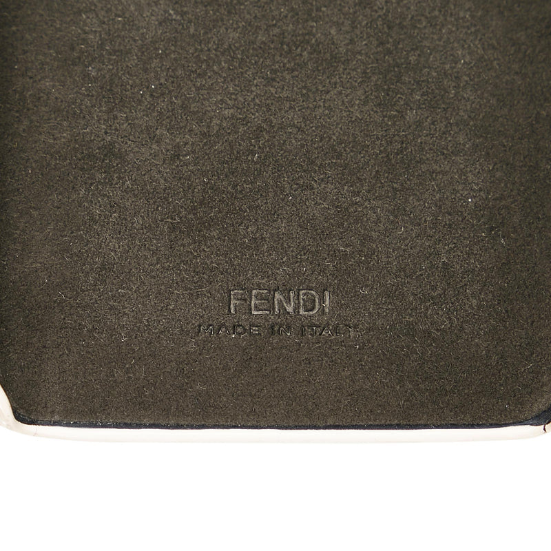 Fendi Fendi Mania Leather iPhoneX Case (SHG-24298)