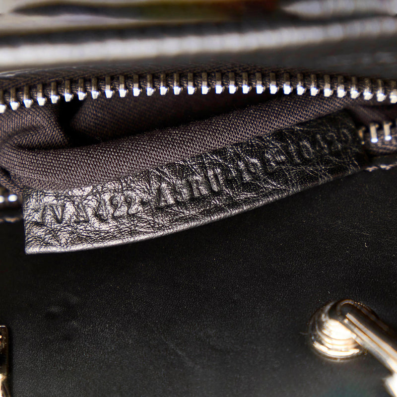 Fendi Fendi Mania Peekaboo Leather Satchel (SHG-29584)