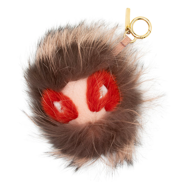 Fendi Fox Fur Monster Fur Yang Bag Charm - FINAL SALE (SHF-20233)