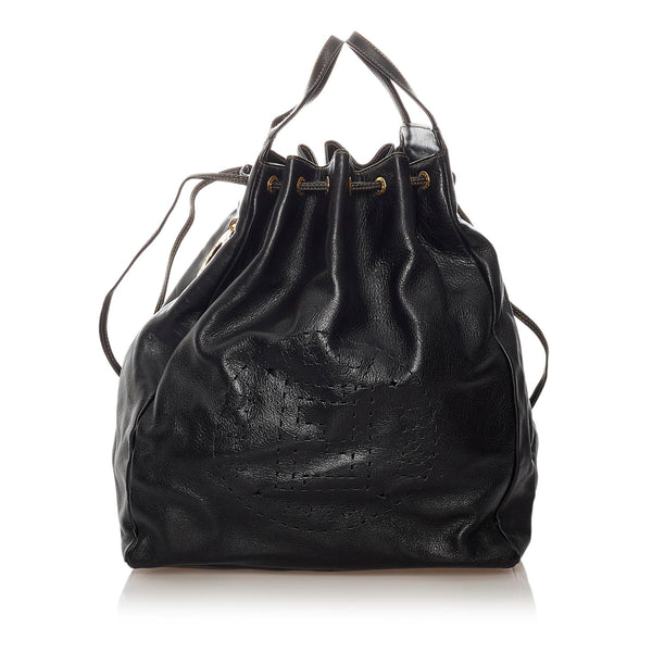 Fendi Leather Bucket Bag (SHG-27821)