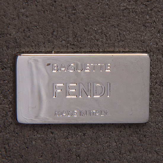 Fendi Leather Flowerland Micro Double Baguette Shoulder Bag (SHF-11505)