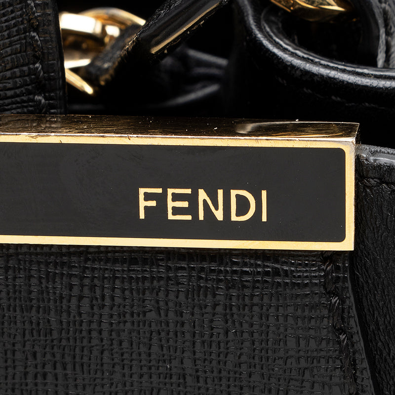 Fendi Leather Petite 2Jours Tote (SHF-20149)