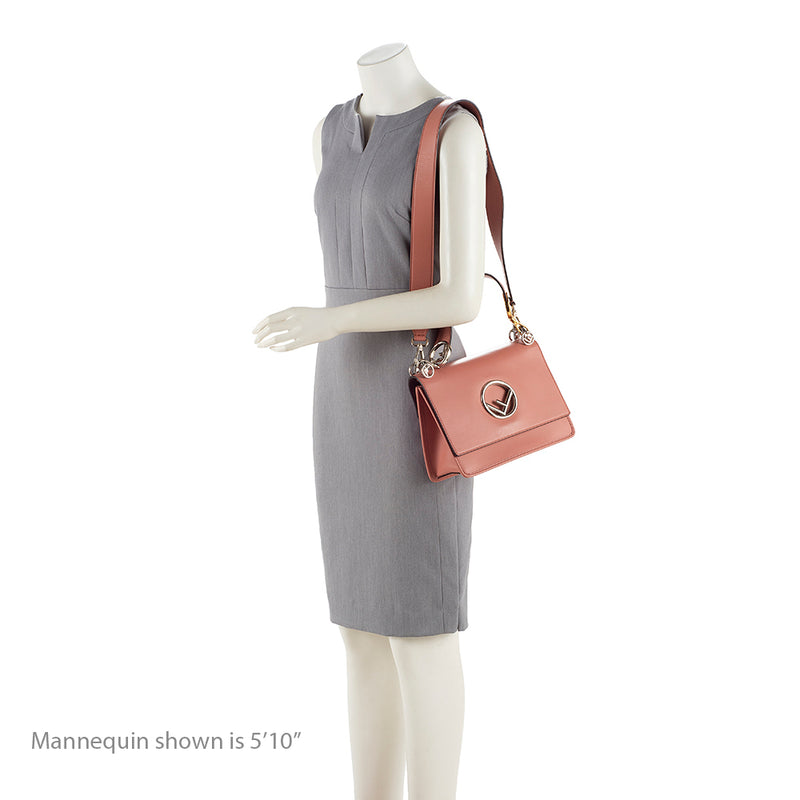 Fendi Leather Kan I Medium Shoulder Bag (SHF-18078)