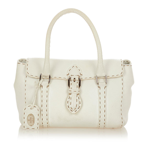 Fendi Mini Selleria Linda Leather Handbag (SHG-26508)