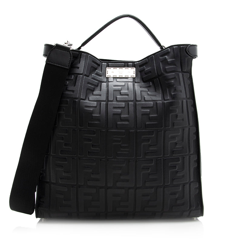 Fendi Baguette Bag In Fendi Roma Capsule Leather Black/White