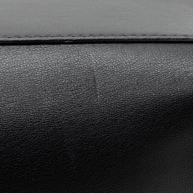 Fendi Nappa Leather Whipstitch Peekaboo Mini Shoulder Bag (SHF-19236)
