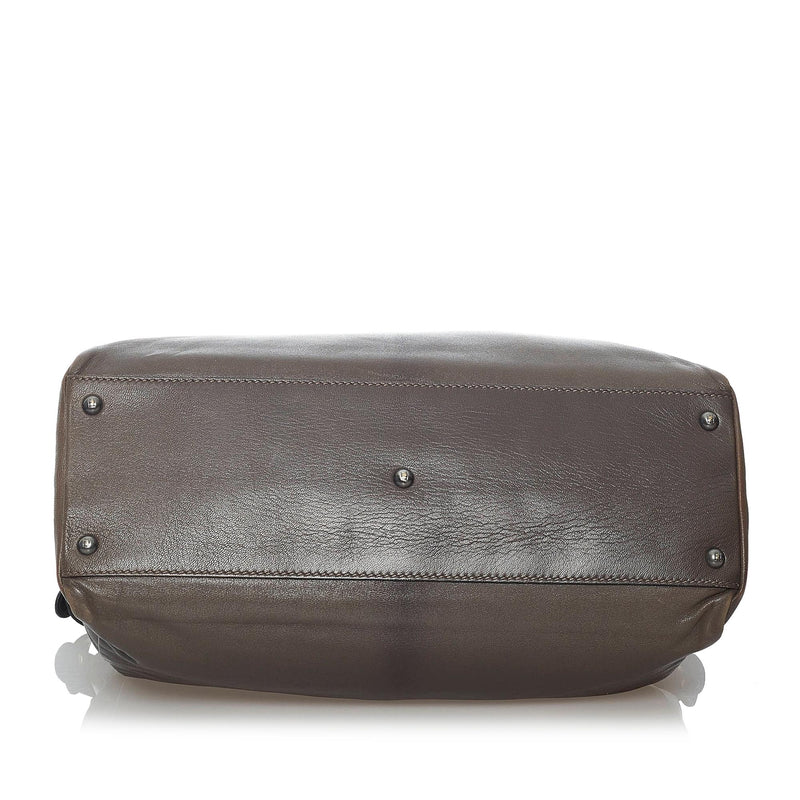 Fendi Peekaboo Leather Satchel (SHG-30047)