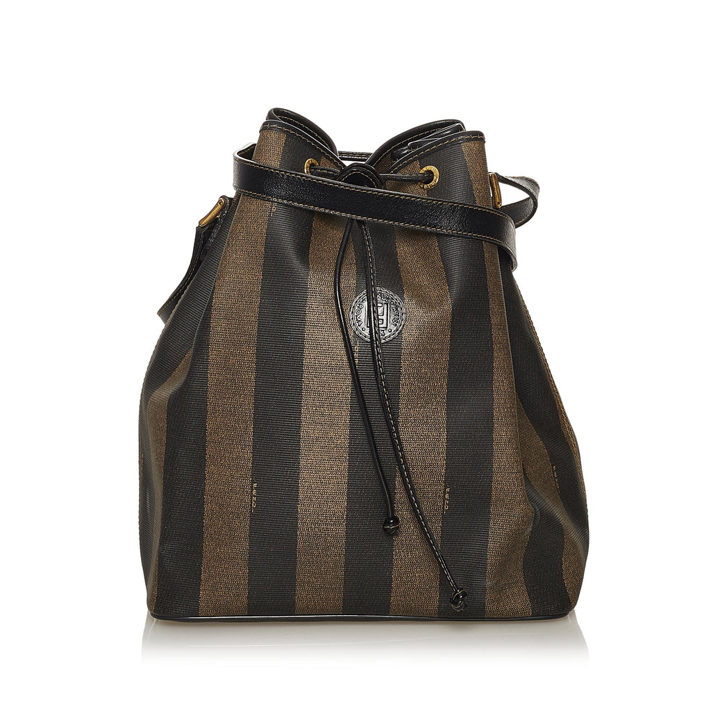 Fendi Pequin Bucket Bag (SHG-28387) – LuxeDH