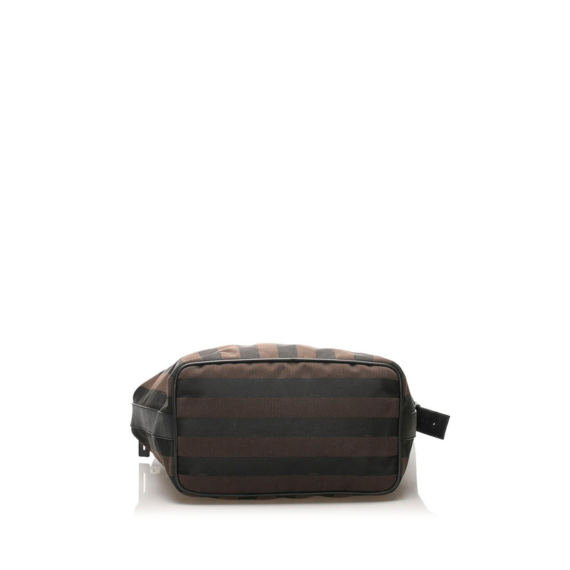 Fendi Pequin Canvas Shoulder Bag (SHG-11396)