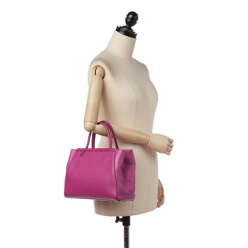 Fendi Petit 2Jours Leather Handbag (SHG-32910)