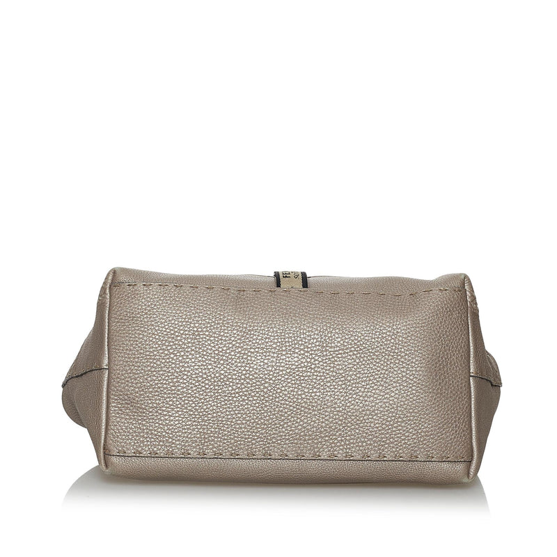 Fendi Selleria Borghese Leather Handbag (SHG-28253)