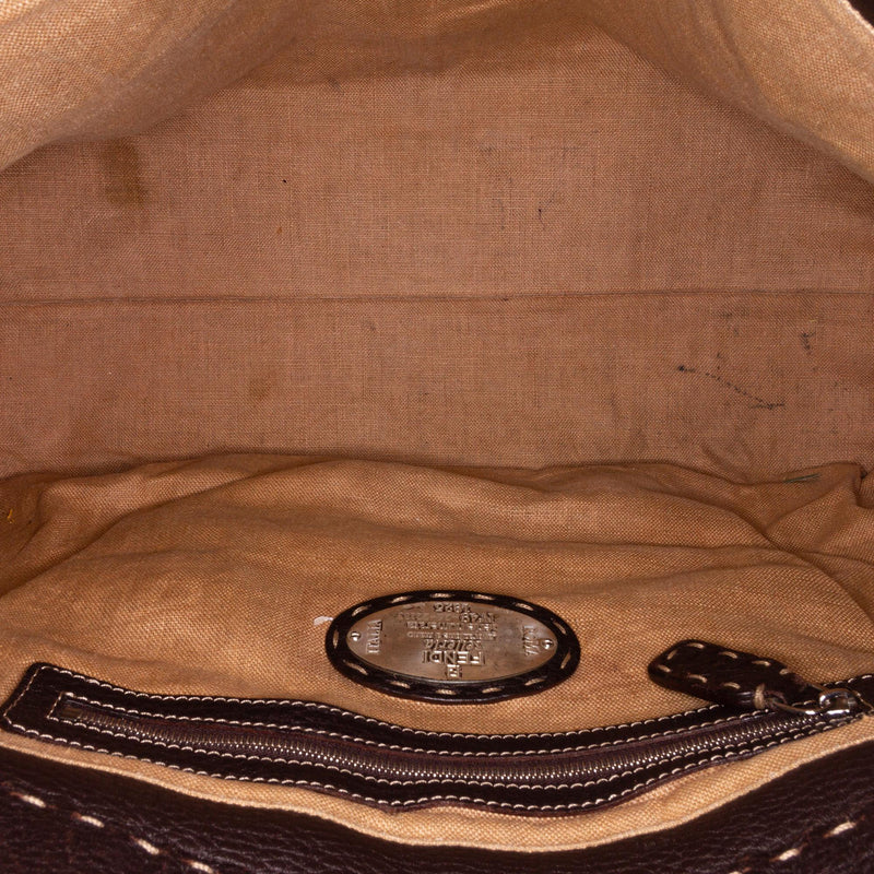 Fendi Selleria Grand Borghese Leather Handbag (SHG-31434)