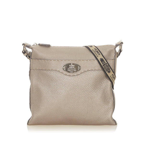 Fendi Selleria Leather Crossbody Bag (SHG-19088)