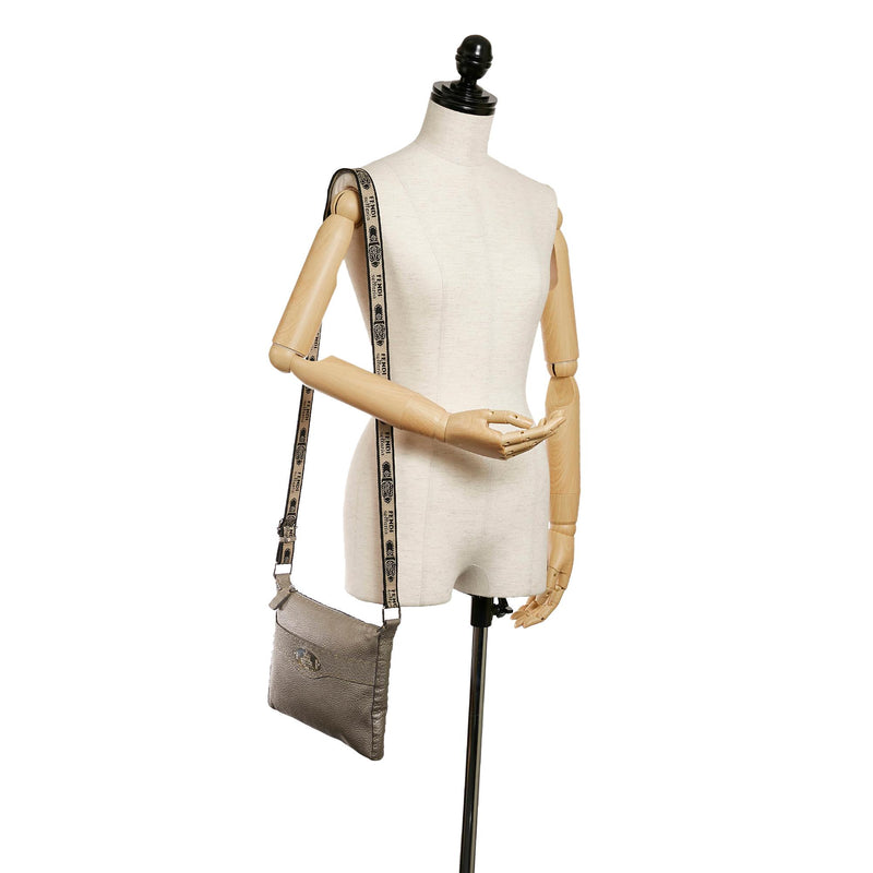 Fendi Selleria Leather Crossbody Bag (SHG-27845)