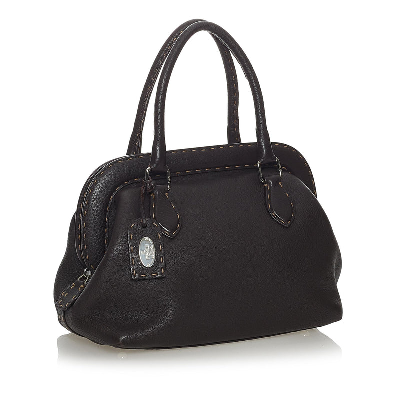 Fendi Selleria Leather Handbag (SHG-28118)