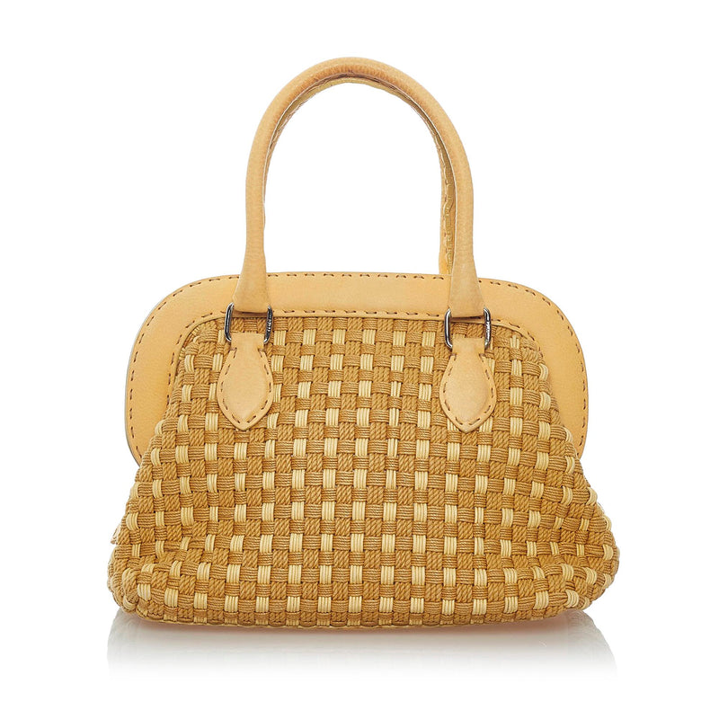 Fendi Selleria Leather Handbag (SHG-30633)