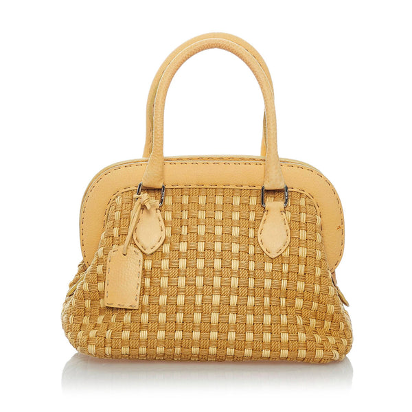 Fendi Selleria Leather Handbag (SHG-30633)