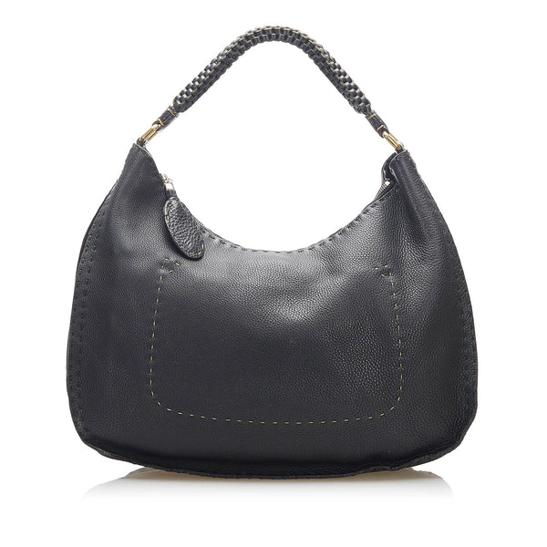 Fendi Selleria Leather Shoulder Bag (SHG-22349)