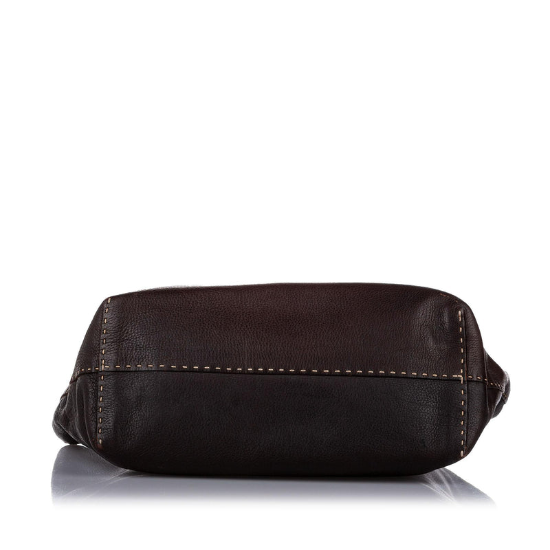 Fendi Selleria Leather Tote Bag (SHG-19410)