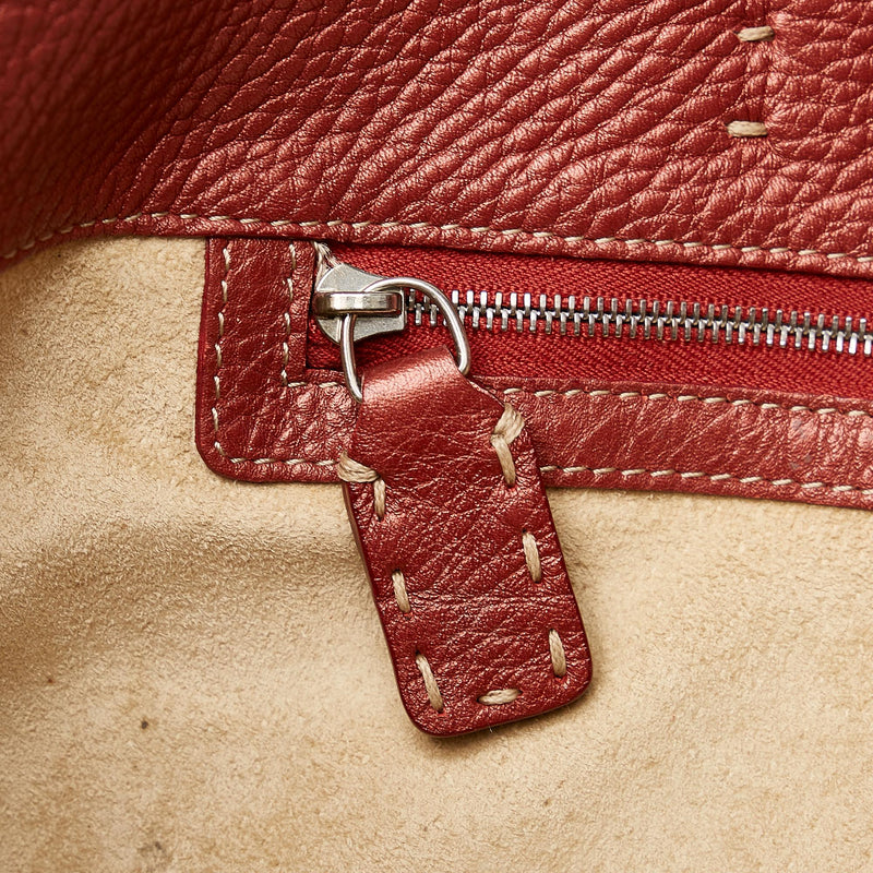 Fendi Selleria Leather Tote Bag (SHG-29744)