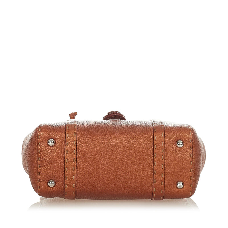 Fendi Selleria Linda Leather Handbag (SHG-26196)