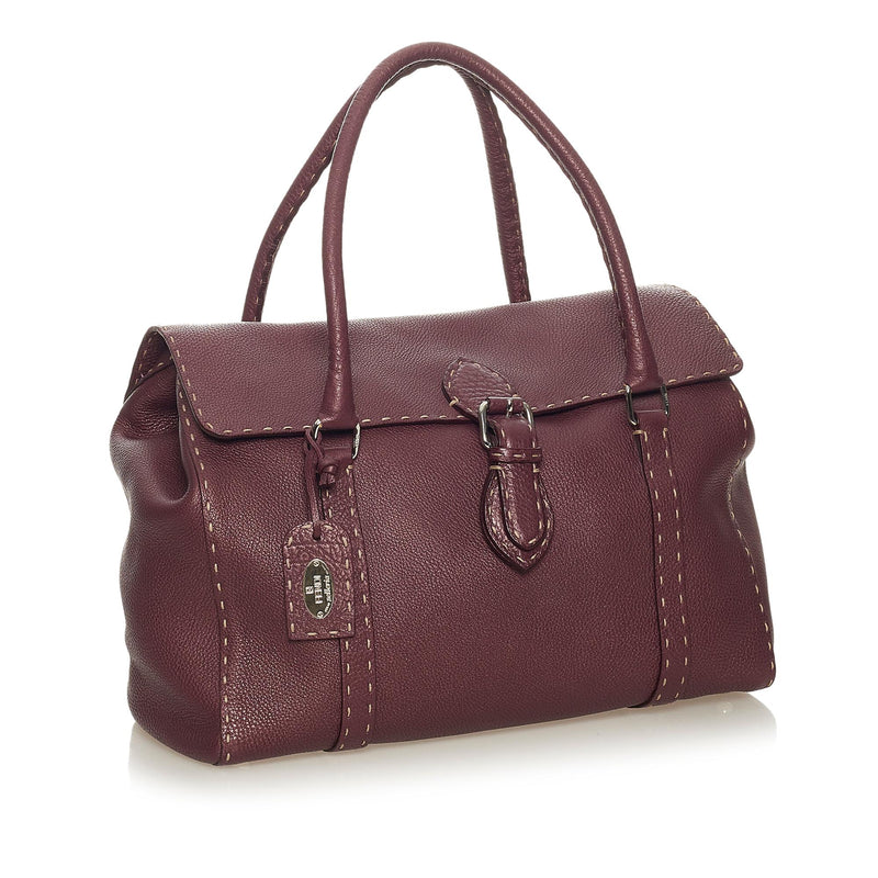Fendi Selleria Linda Leather Handbag (SHG-27779)