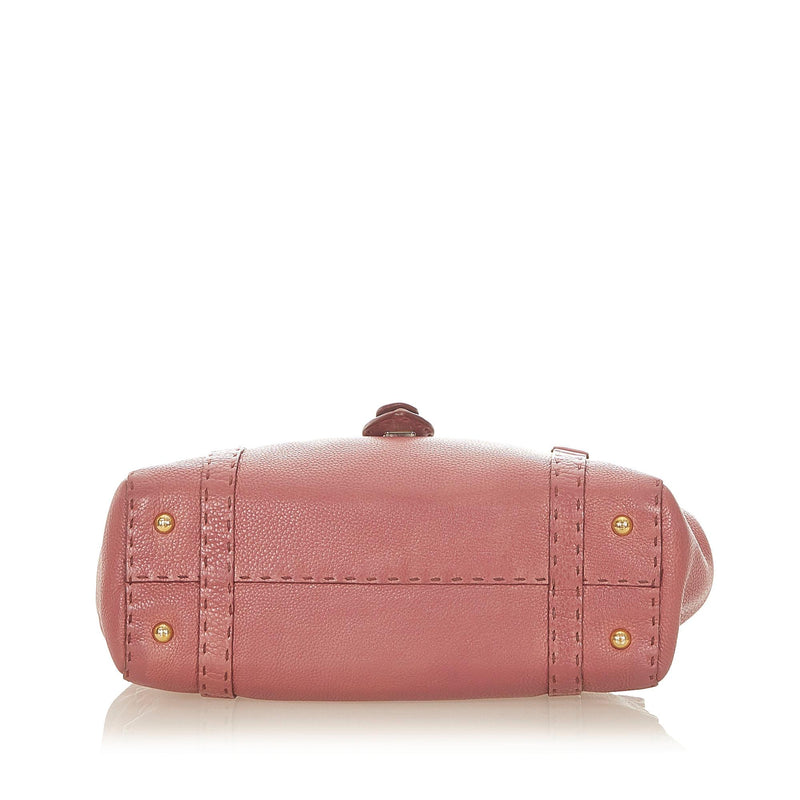 Fendi Selleria Linda Leather Handbag (SHG-31685)
