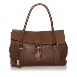 Fendi Selleria Linda Leather Handbag (SHG-34866)