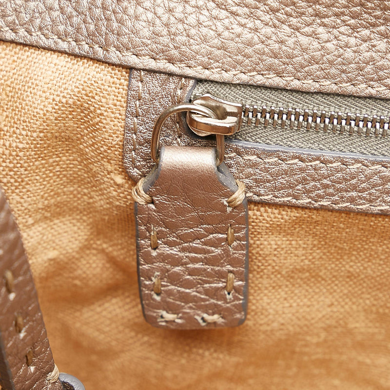 Fendi Selleria Linda Leather Handbag (SHG-uYGmwL)