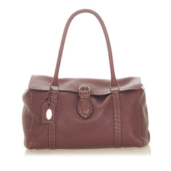 Fendi Selleria Linda Leather Shoulder Bag (SHG-31687)