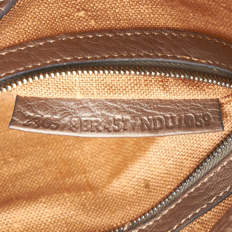 Fendi Selleria Sporty Leather Shoulder Bag (SHG-27367)