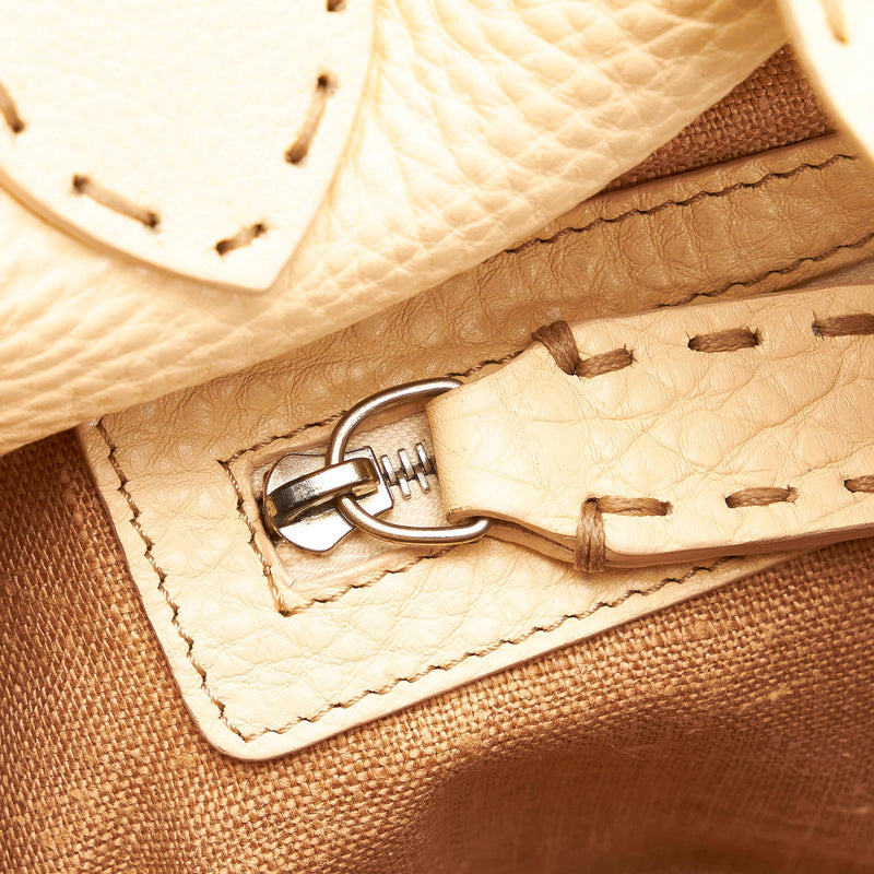 Fendi Selleria Sporty Leather Shoulder Bag (SHG-33592)