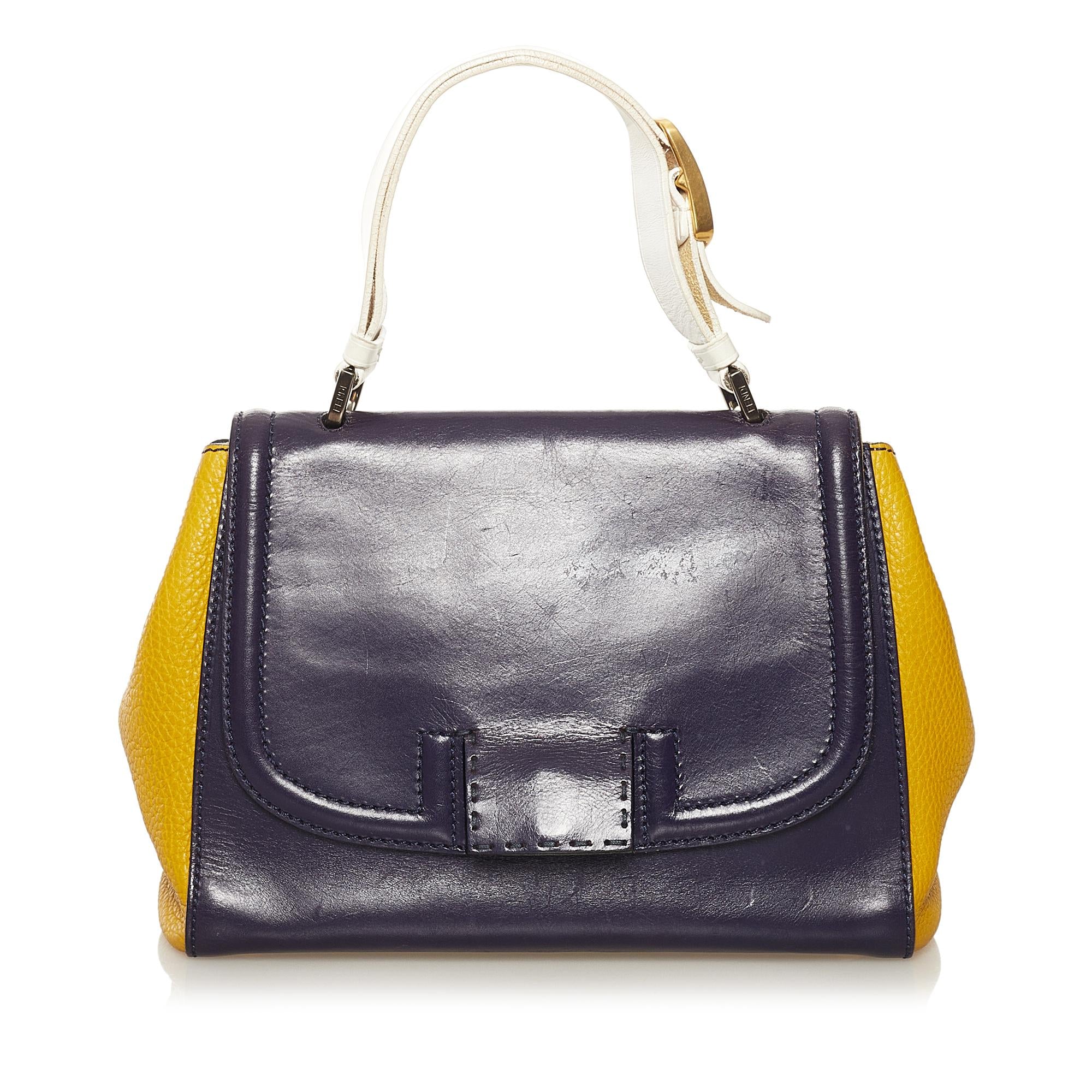 Fendi Silvana Leather Satchel (SHG-37731)