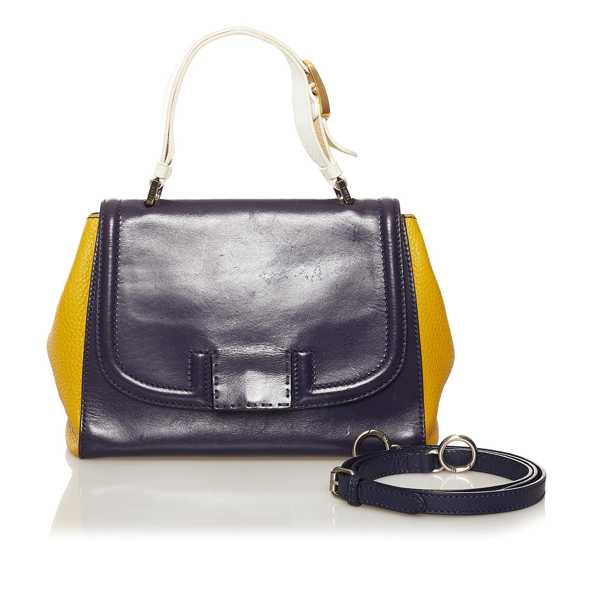 Fendi Silvana Leather Satchel (SHG-37731)