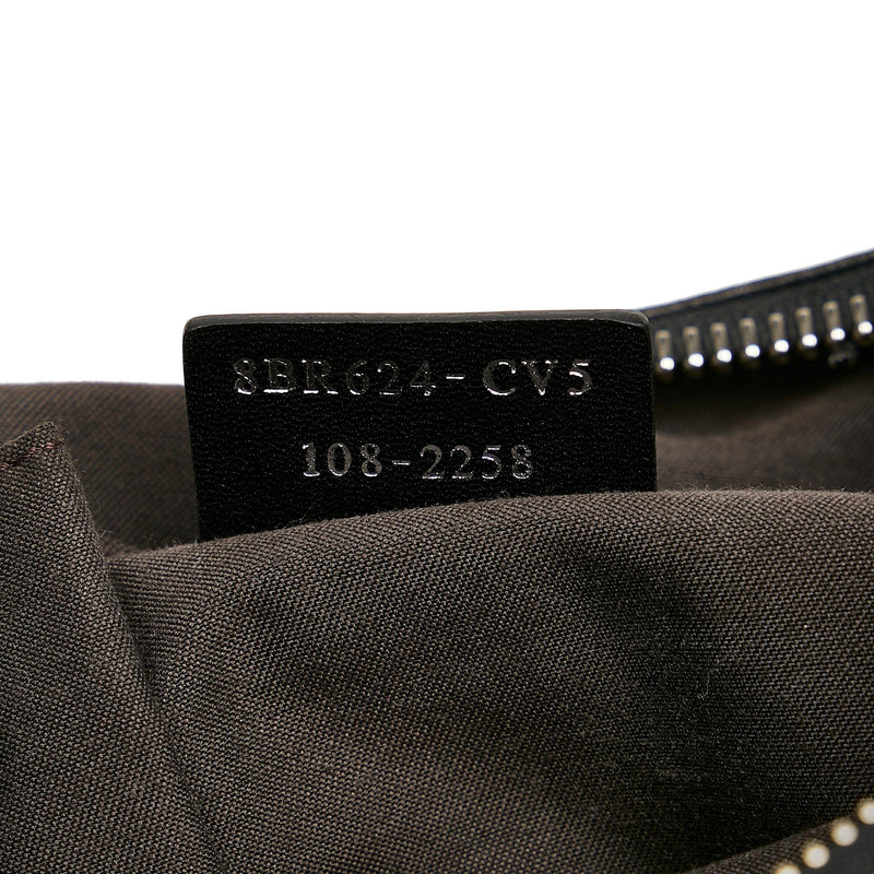 Fendi Unzipped Leather Hobo Bag (SHG-32868)