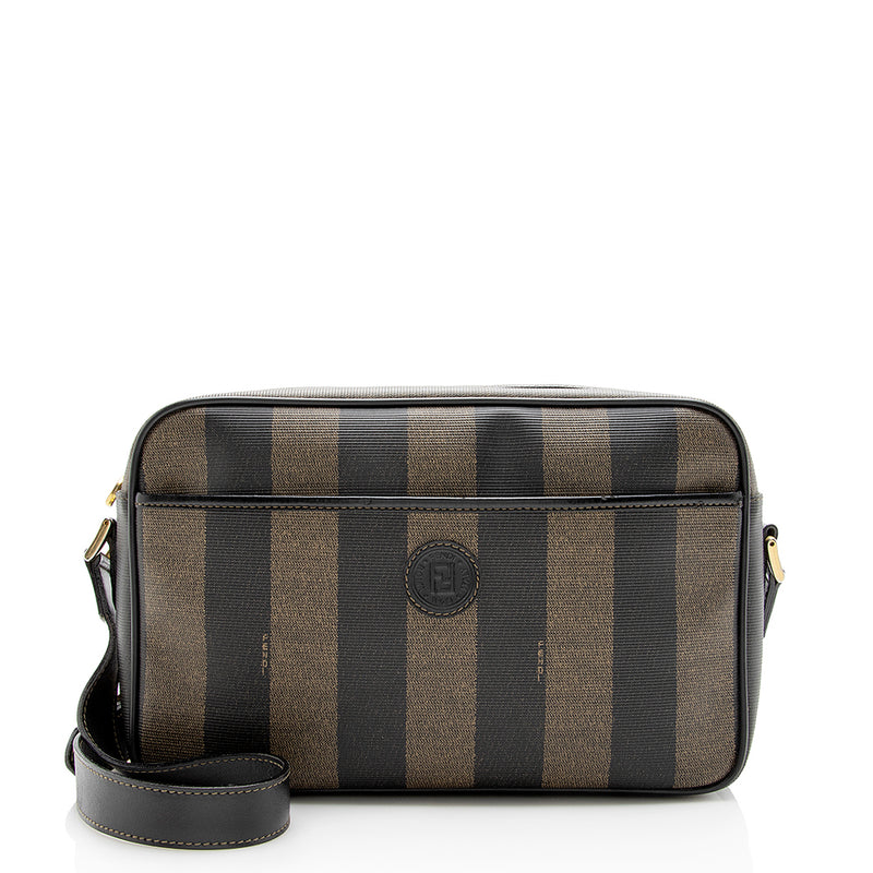 Fendi Vintage Pequin Shoulder Bag (SHF-13582) – LuxeDH