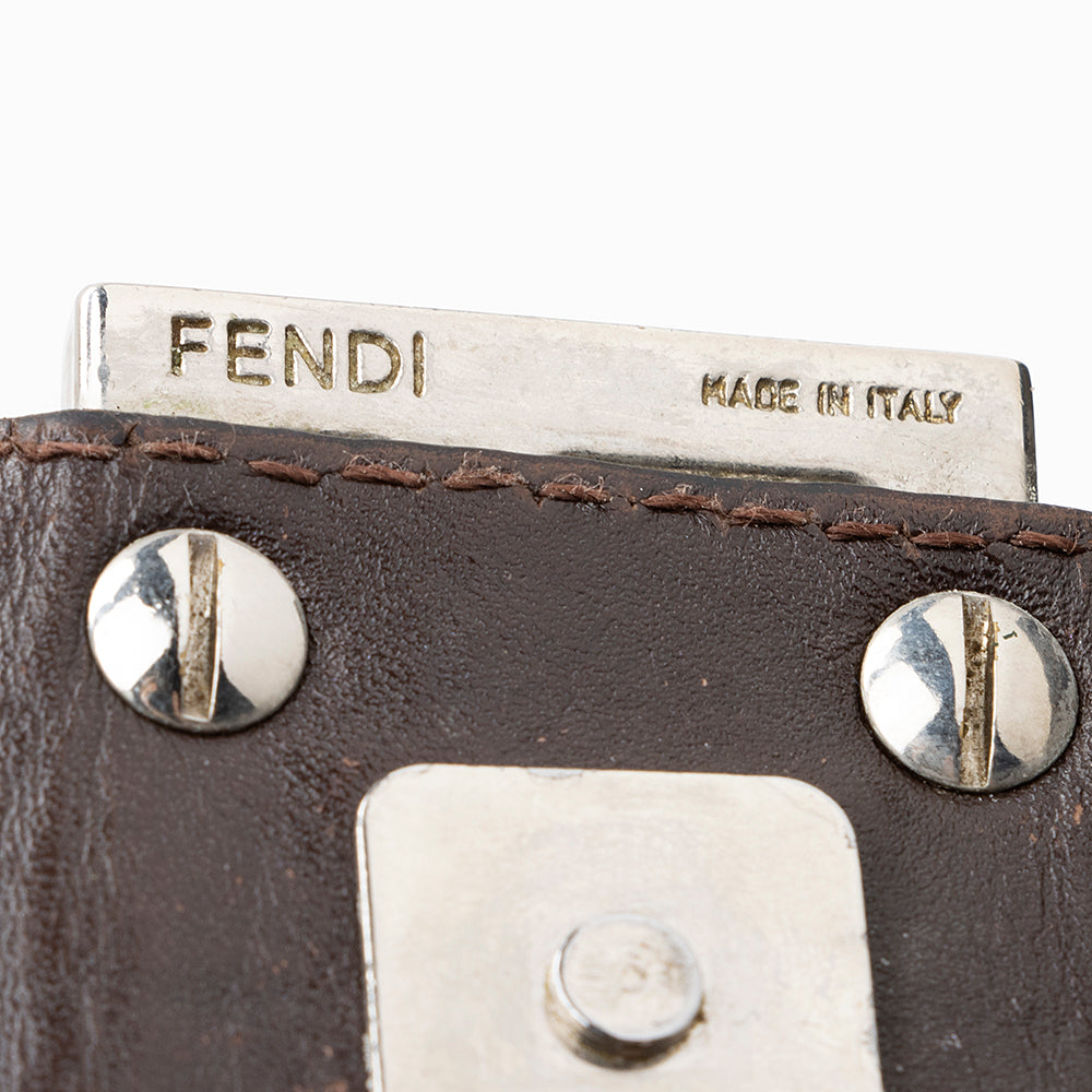 Fendi Zucca Baguette Shoulder Bag - FINAL SALE (SHF-20855)