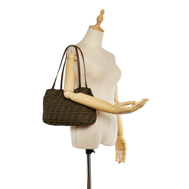 Fendi Zucca Canvas Shoulder Bag (SHG-26289)