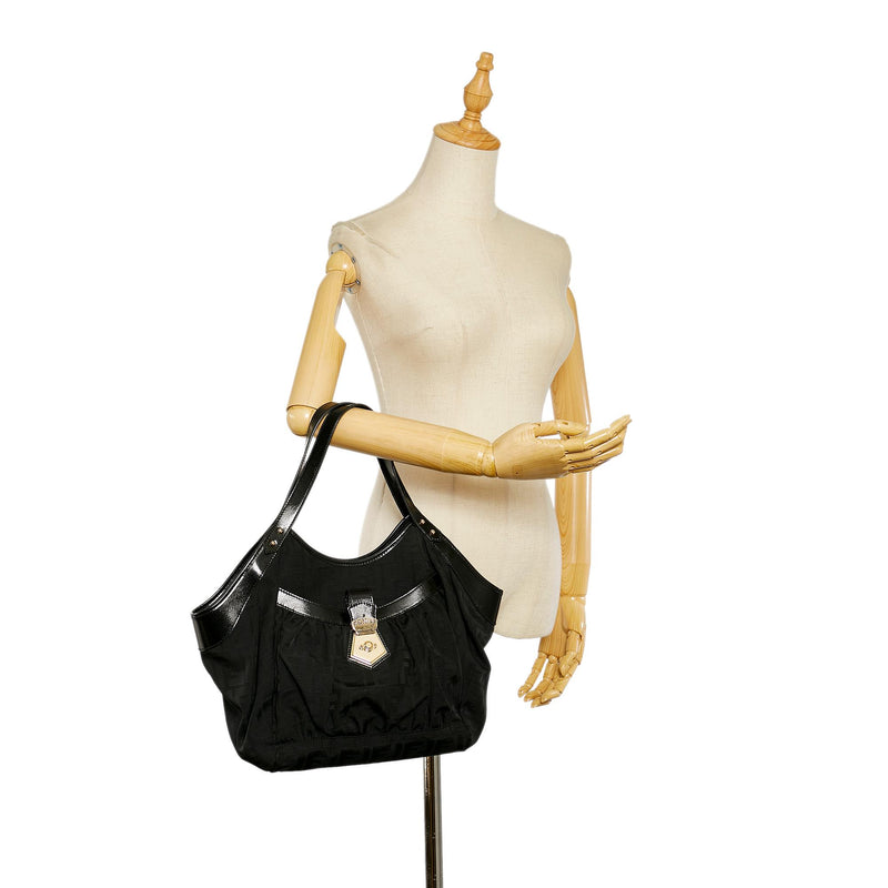 Fendi Zucca Canvas Shoulder Bag (SHG-36077)
