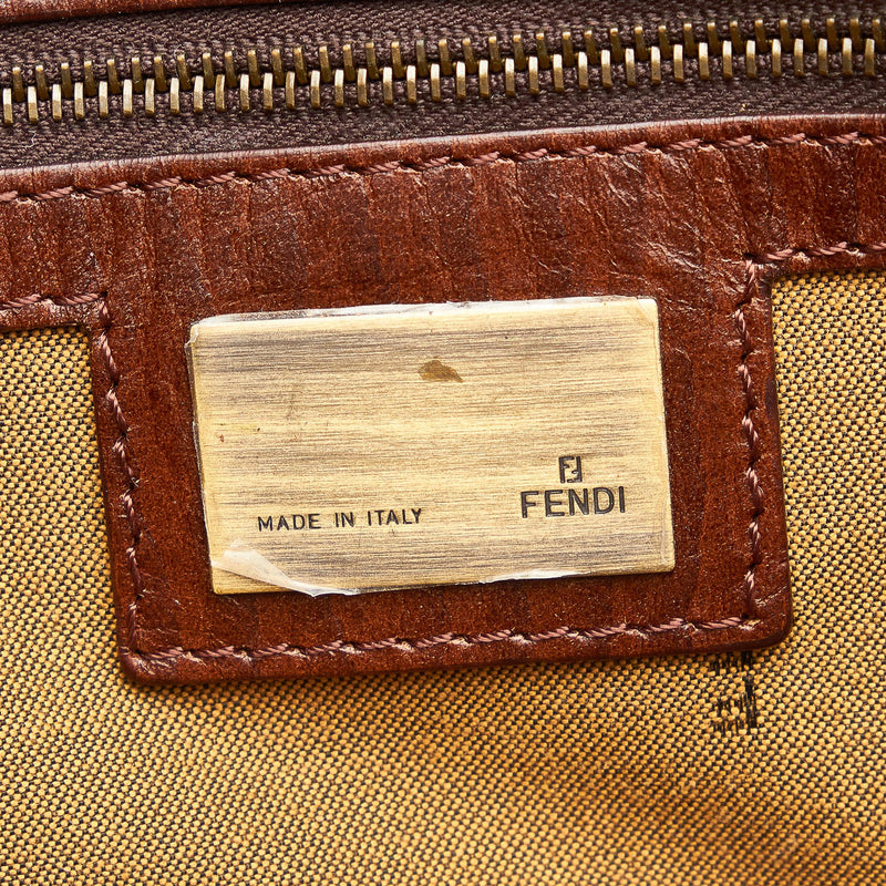 Fendi Zucca Etniko Canvas Shoulder Bag (SHG-26423)