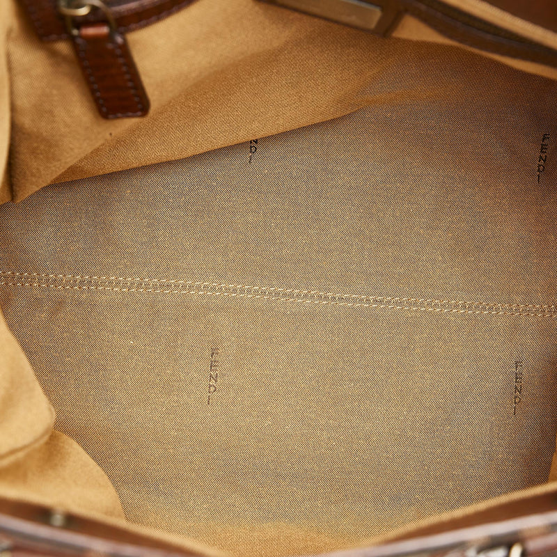 Fendi Zucca Etniko Canvas Shoulder Bag (SHG-27464)