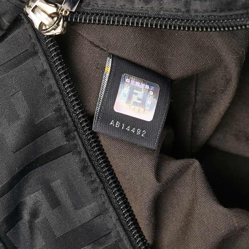 Fendi Zucca Nylon Zip Code Handbag (SHG-y6NeOn)