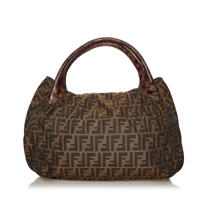 Fendi Zucca Spy Canvas Handbag (SHG-28363) – LuxeDH