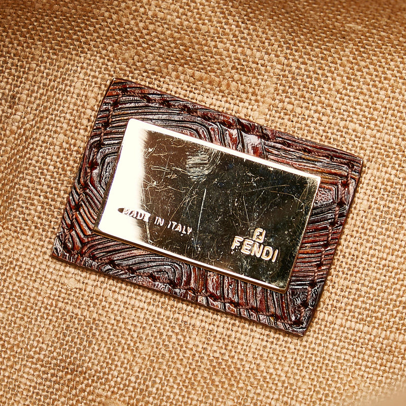 Fendi Zucca Spy Canvas Handbag (SHG-28363)