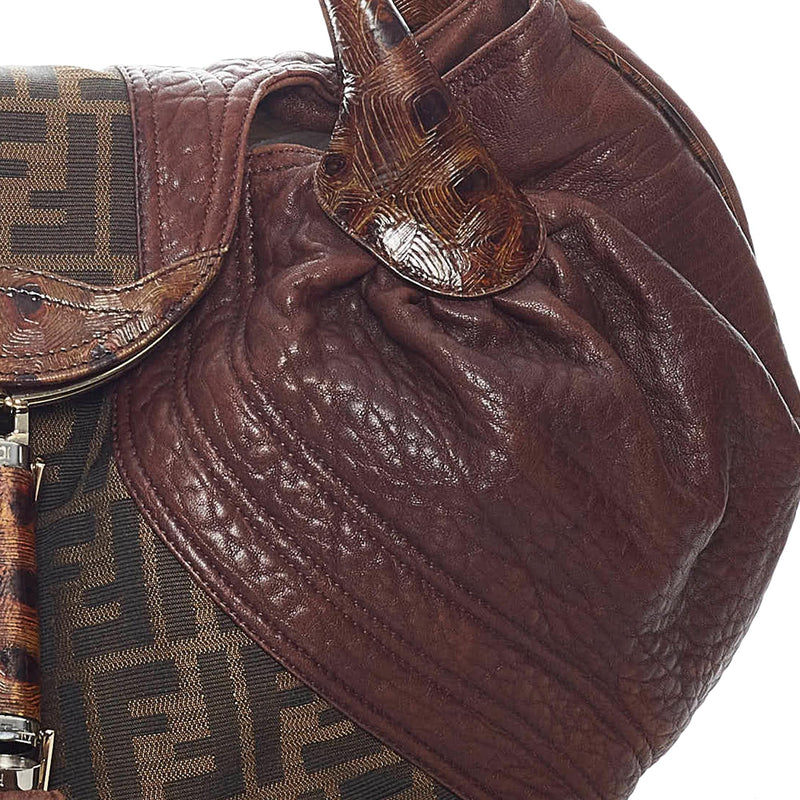 Fendi Zucca Spy Canvas Handbag (SHG-31897)