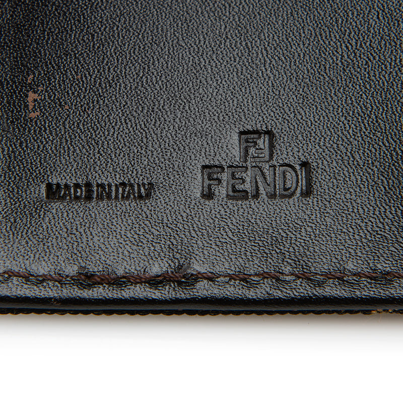 Fendi Zucca Trifold Compact Wallet - FINAL SALE (SHF-12797)