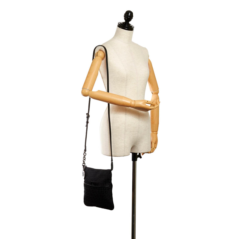 Fendi Zucchino Canvas Crossbody Bag (SHG-29216)